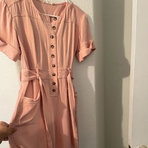 Pink jumpsuit size XS